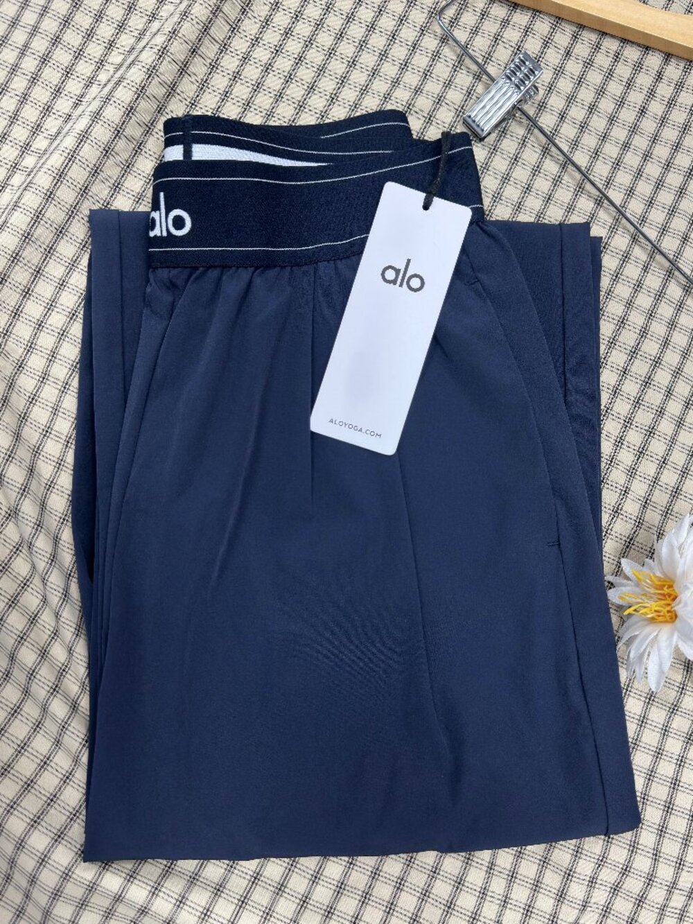 🌊NWT Alo Yoga Suit Up Trouser Navy Blue🦋Regular 30"Inseam - Picture 2 of 8